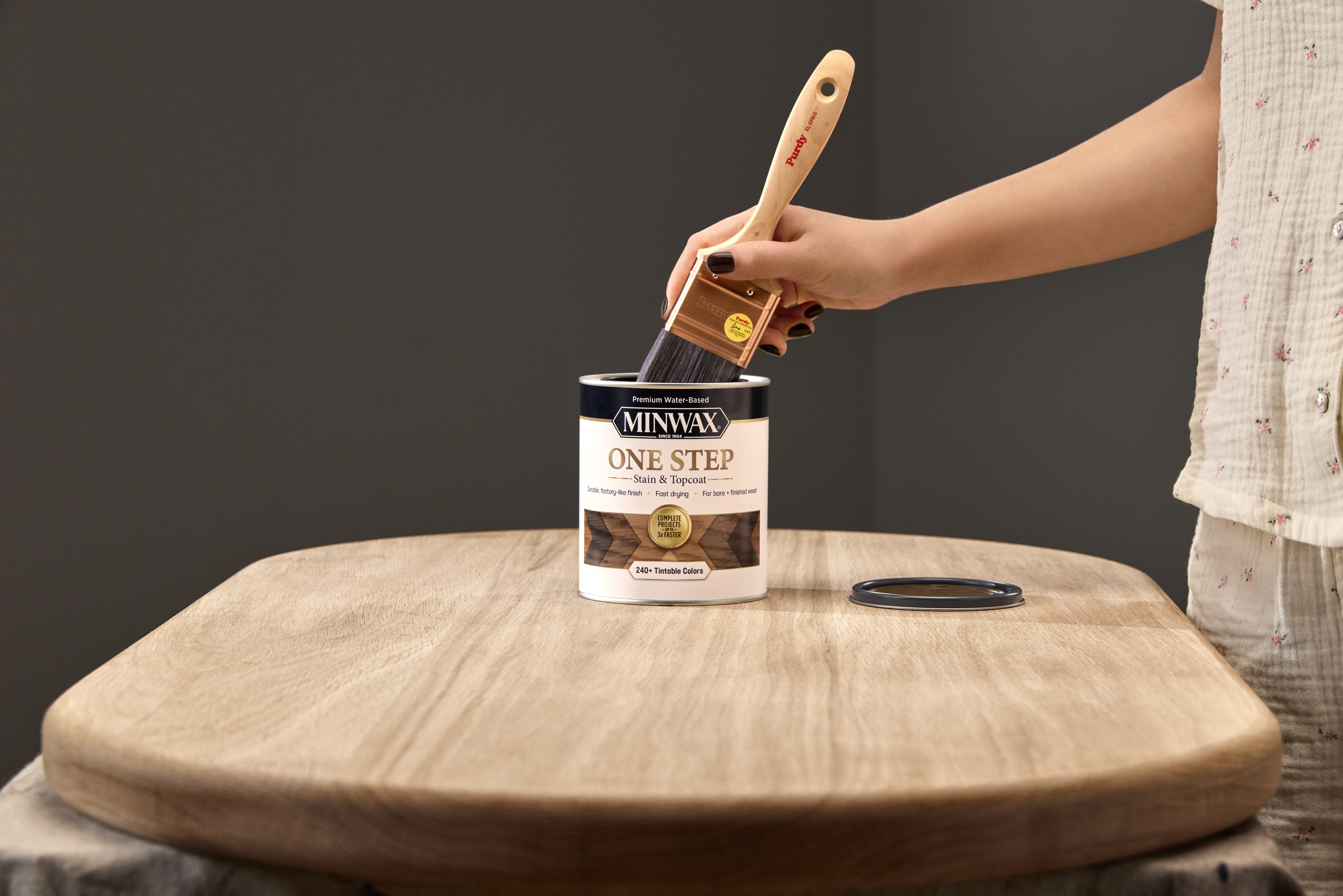 Minwax Launches One Step Stain & Topcoat